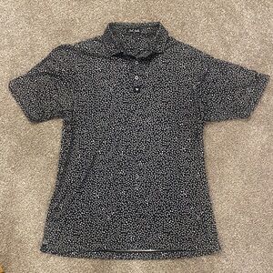 Bad Birdie Arizona Nights Golf Polo UPF 50+ Golf Polo Shirt Black Size L NWOT